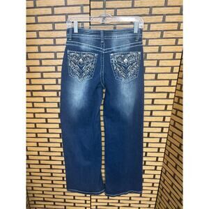 Telepatia Blingy Pocket Bootcut Jeans Size 5/27